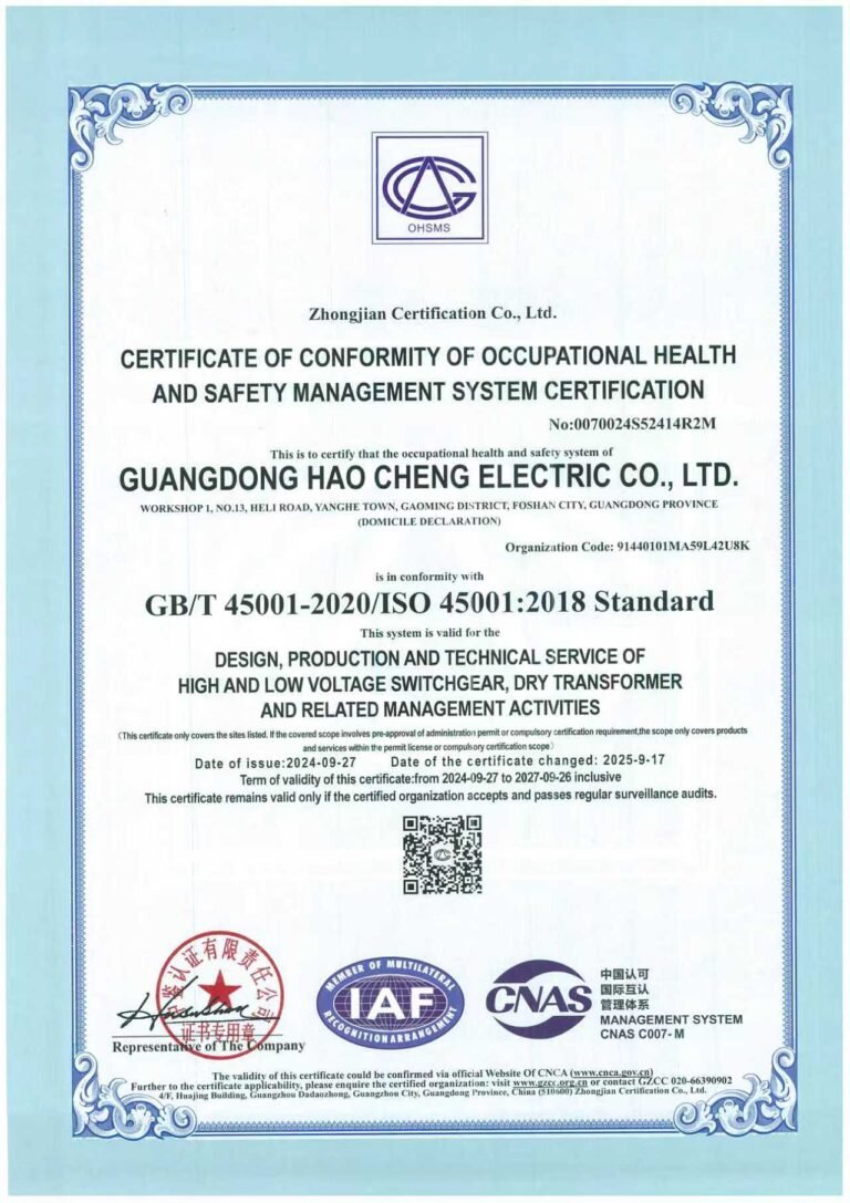 ISO-Health and Safety Management System