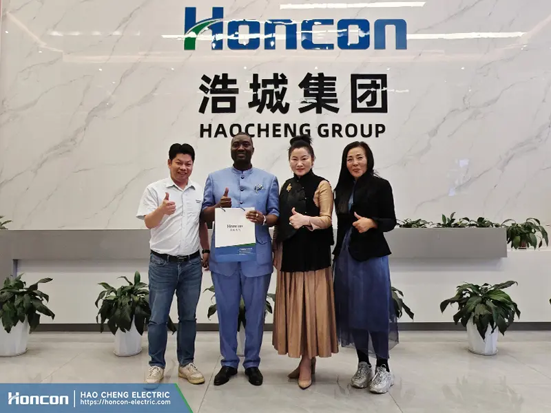 Sierra Leone clients visit Haocheng