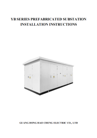 cover-Installation Instructions-Prefabricated substation